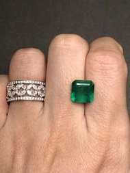 4ct-天然祖母綠 Natural emerald （國際證書）