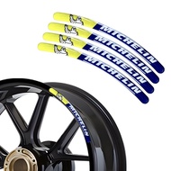 Motorcycle Wheel Sticker For Michelin Honda Click125i Click 150i Accessories Emblem Sticker Decal