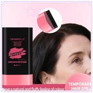 SNOWMOLLY Temporary Hair Dye Stick Full Cover Gray White Hair Non-damaging Natural Color Tone Hair D