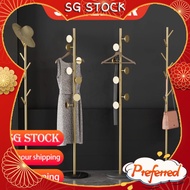 SG stock170CM Luxury metal clothes rack hanger tree branch hat coat rack hanger UJJM
