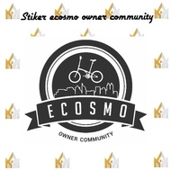 Element ecosmo sticker decal ecosmo sticker folding bike mtb roadbike