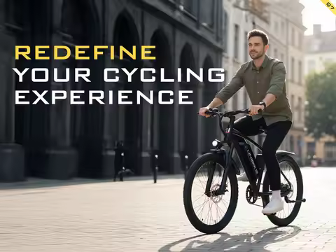 Unibike Q7 Electric Bike 26" 250W 36V 10Ah Removable Battery 7 Speed Commuter Electric Bicycle for A