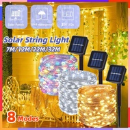 Lampu Kelip Kelip Solar LED String Light Waterproof Raya Fairy Light Party Decor Lampu Raya Solar