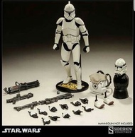 100% 全新 現貨 Sideshow 1/6 12吋Star Wars星球大戰 複製戰紀Trooper Deluxe Shiny 白兵