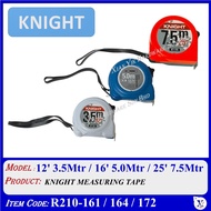(3pcs) KNIGHT MEASURING TAPE R210-161 (12' 3.5Mtr) / R210-164 (16' 5.0Mtr) / R210-172 (25' 7.5Mtr)