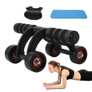 Anti-Slip 4 Automatic Abroller Gym Abdominal Muscles Rebound Belly Wheel For Fiess Accessories