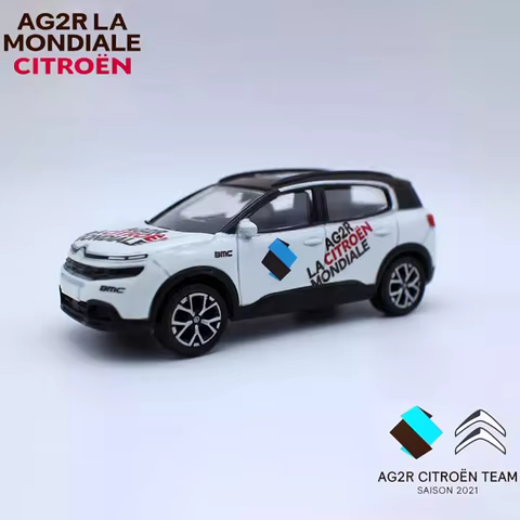 Norev 1:64 Scale AG2R Citroen C5 Alloy Simulation Car Model Static Collection Decorated Holiday Gift