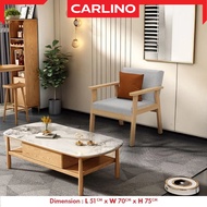 โซฟา 1-2-3 ที่นั่ง โซฟาผ้ากันฝุ่น โครงไม้เนื้อแข็ง ผิวสัมผัสนุ่ม อายุการใช้งานยาวนาน /Bazar Sofa