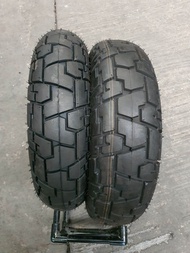 ยาง ksr 120/80-12 ปี21+ 130/80-12ปี24 (1คู่) V133 (DA) ยางใหม่ Vee Rubber (ไม่ต้องใช้ยางใน)