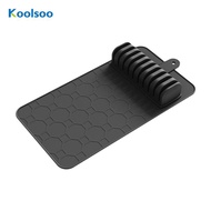 [Koolsoo] Silicone Drawer Organizer Multifunctional Knives Storage Tray Kitchen Organizer Rack for C