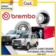 BREMBO TOYOTA DISC BRAKE ROTOR LAND CRUISER HJ47 / BJ60 / LJ78 / LJ79 / HZJ75 FRONT
