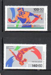 【流動郵幣世界】德國1989年體育郵票