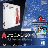 🔥[Seller Install] AutoCAD 2019 [Full Version for Windows] + 6 FREE GIFT Ebook🔥