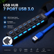 YUANRURU USB Type 7-Port USB 3.0 High Speed Extender Huba - Y445