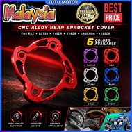 CNC Alloy Rear Sprocket Guard Cover Belakang RXZ LC135 Y15ZR Y16ZR LAGENDA Y125ZR High Quality Motor