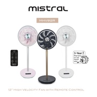 Mistral 12 High Velocity DC Stand Fan with Remote Control (MHV912R)