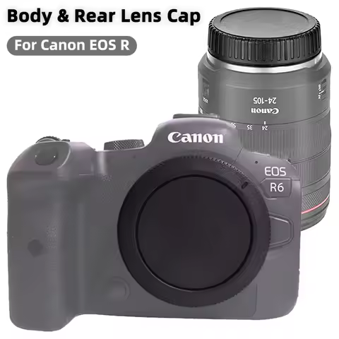 Lens Cover for Canon EOS R100 R50 R50V R6 Mark III/II/I EOS R5 II/I EOS R EOS RP EOS R3 EOS R7 R8 EO