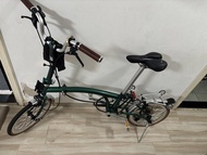國布 #Brompton 摺車 綠色
