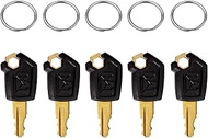 CAT Keys 5P8500 CAT Loaders Excavators Keys Heavy Equipment Ignition Key with Key Chains (5pcs)