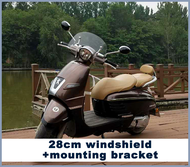 Peugeot Django 150กระจกหน้าเพิ่มความสูงAE4ดัดแปลงมอเตอร์ไซค์กระจกเรซินนำเข้าของแท้จากญี่ปุ่น