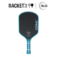 Six Zero Coral 16mm Hybrid Pickleball Paddle