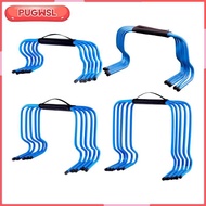 [pugwsl] Football Agility Training Hurdles Set ABS Material Speed Hurdles Athletes Kids for Indoor O