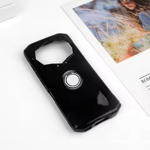 For Doogee S98 Pro 6.3" 2022 DoogeeS98 Back Ring Holder Bracket Phone Cover TPU Soft Silicone Case O