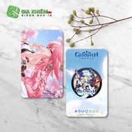 GENSHIN IMPACT Photocard (P4) - Size 5.5x9cm