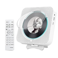 Portable Bluetooth CD PlayerWall Mount CD Player Home Audio Music Players with Remote ControlLCD Dis