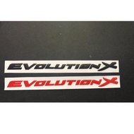 Mitsubishi Evo X Evolution X Emblem Logo Inspira Lancer