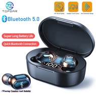 TOPEAR Bluetooth Wireless Earphones TWS HiFi Stereo LED Display Sports Waterproof Earbuds