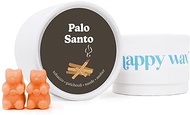 Happy Wax Palo Santo Scented Bear Wax Melts - Natural Strong Woodsy Scented Wax Melts Infused w/Essential Oils - Non Toxic Wax Melt. Scented Soy Wax Melts for Warmers (4 oz Tin)