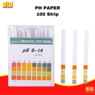 PH TEST STRIP UNIVERSAL TEST PAPER 100s - PH RANGE 1-14
