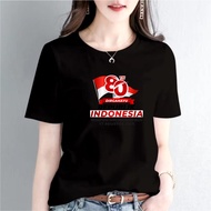 Merput Indonesia Adult Adult T-shirts August 17th Indonesia My Bjus Kqos Tshirt Happy Indonesia Wome