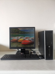 คอมมือสอง ครบชุด จอ 17 นิ้ว HP Compaq CPU Core i5-3470 3.40 GHz ฮาร์ดดิสก์ 500 GB ลงโปรแกรมพื้นฐา