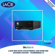 LaCie 1big Dock 4TB External SSD NVMe SSD Docking Station – Thunderbolt 3 (STHW4000800)