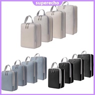 [New] 4 Set Waterproof Travel Luggage Organizer Expandable Luggage Packing Organizer for Organizing 