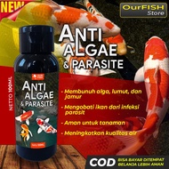 Anti Algae And Parasite Medicine For Moss Algae Remover Ponds And Aquariums 100ml Anti Moss Medicine
