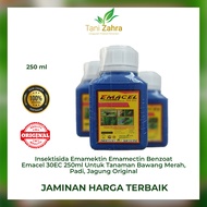 Insektisida Emamektin Emamectin Benzoat Emacel 30EC 250ml Untuk Tanaman Bawang Merah Padi Jagung Original