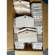 Pine Wood Sheet Message Writing Sign Cafe