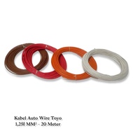1.25MM (20 METERS) COPPER STRING AUTOWIRE CABLE FOR CARS & MOTORBIKES AUTO WIRE