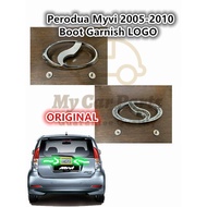 Perodua Myvi 2005-2010 ORIGINAL Boot Garnish Logo