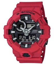 นาฬิกาข้อมือ สายเรซิ่นGShock GA-700-4A Men Sport Digital Watch (Red)