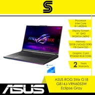 ASUS ROG STRIX G18 G814J (VRN6053W) 18 QHD WQXGA 240HZ/I9-14900HX/32GB/1TB/NVIDIA RTX4060 Eclipse Gr