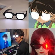 LED Glasses Conan cosplay/cermin mata led/detective conan glasses