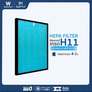 Worldtech ไส้กรองเครื่องฟอกอากาศ รุ่น WT-P40-Filter ตัวกรอง HEPA 4 ชั้น กรองฝุ่น กลิ่น ควัน PM 2.5 ก
