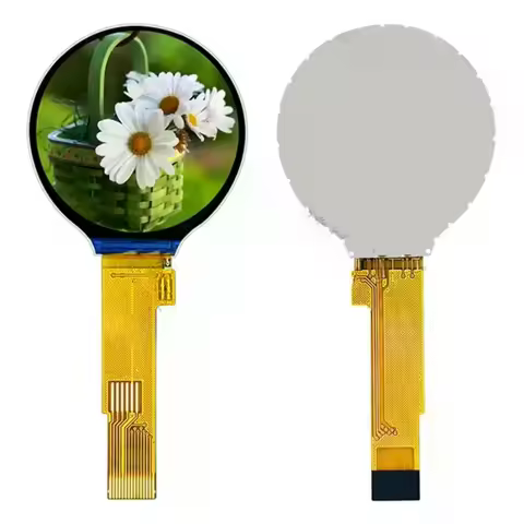 1Pcs CST816D Touch IC 240(RGB)*240 IPS 1.28 Inch 12/16PIN SPI TFT LCD Capacitive Touch Round Screen 