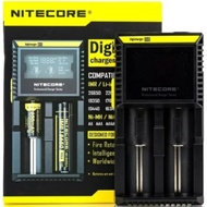 Authentic NITECORE D2 Smart Fast Charging LCD Battery Charger AWT Xtar 17500 18350 18650 26650 & etc