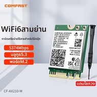 Comfast | การ์ดเครือข่ายไร้สาย Dual-Band WiFi6 MU-MIMO m.2