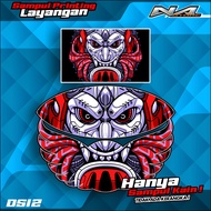 Kain Layangan Ram Raman Gapangan Pegon Gapaangan Ceper Full Printing - HANYA KAIN